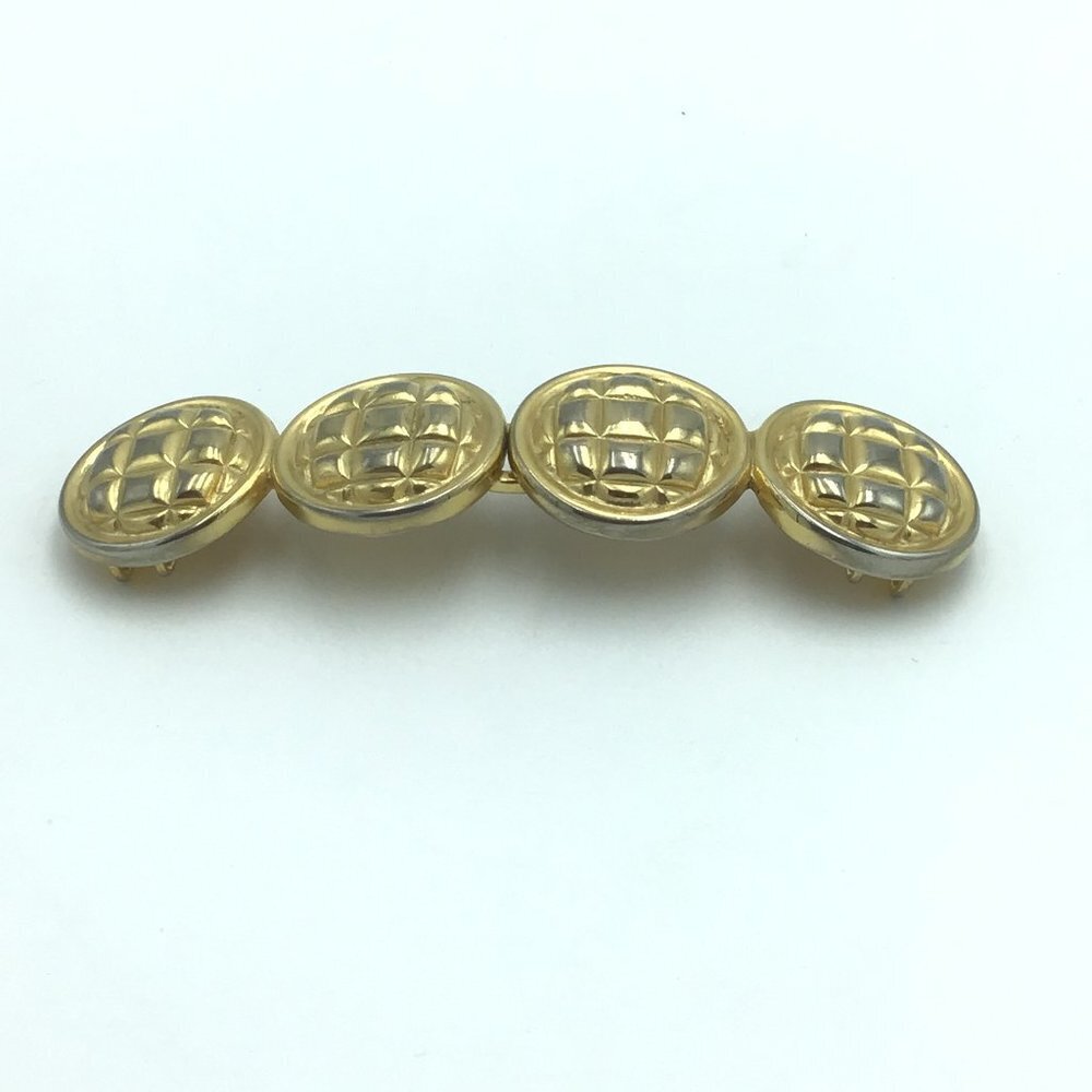 Vitnage Gold Tone Dotty Smith Belt Buckle